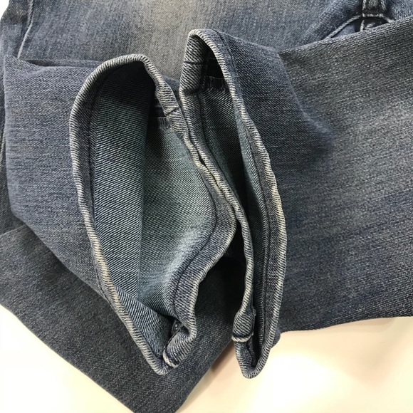 Uniqlo Skinny Tapered Mid Rise Jeans Sz 10 Ins 27” - Picture 6 of 8